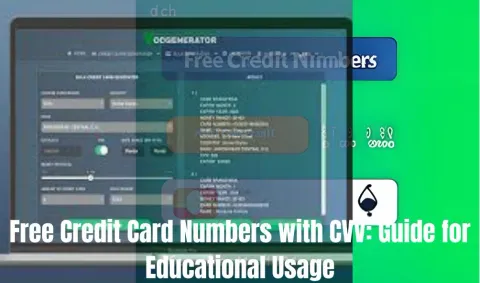 Free Credit Card Numbers with CVV: Guide for Educational Usage