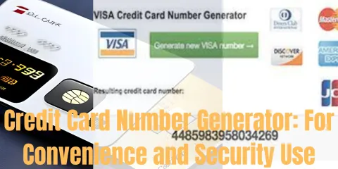 Credit Card Number Generator: For Convenience and Security Use