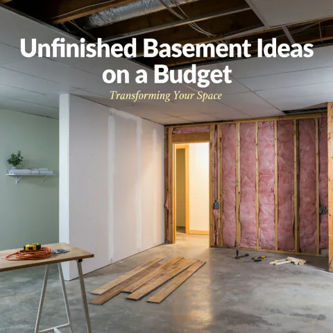 Unfinished Basement Ideas on a Budget: Transforming Your Space.