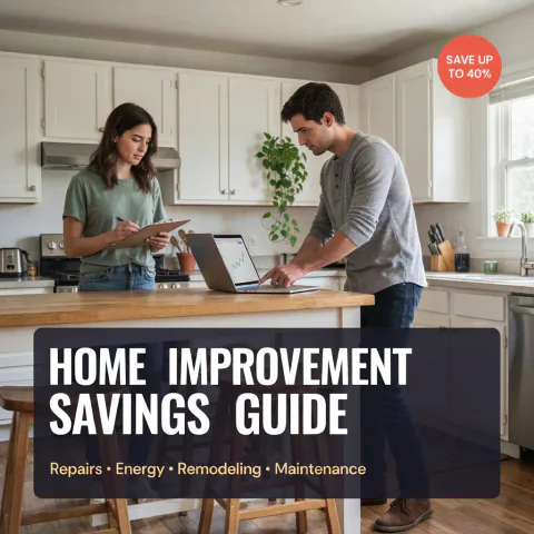 The 2026 U.S. Home Improvement Savings Guide: How to Save Money on Repairs, Energy, Remodeling & Maintenance